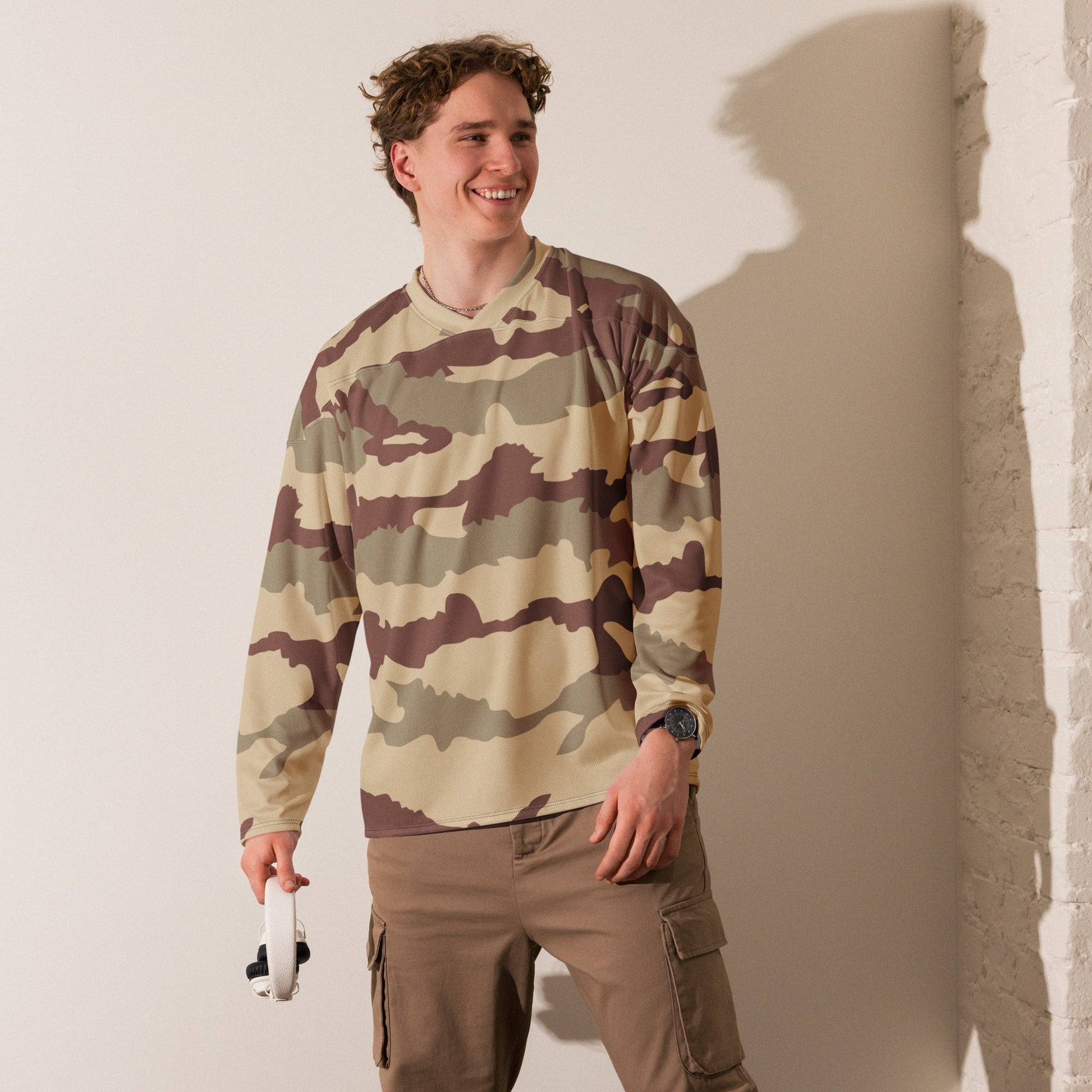 French Daguet Desert CAMO hockey fan jersey Hockey Jerseys