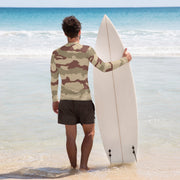 Daguet Desert CAMO Mens Long-Sleeve Rash Guard