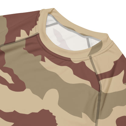French Daguet Desert CAMO Mens Short-Sleeve Rash Guard
