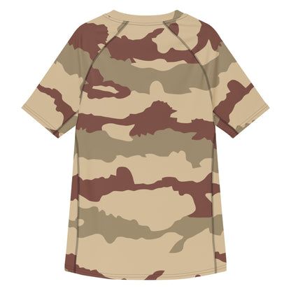 French Daguet Desert CAMO Mens Short-Sleeve Rash Guard