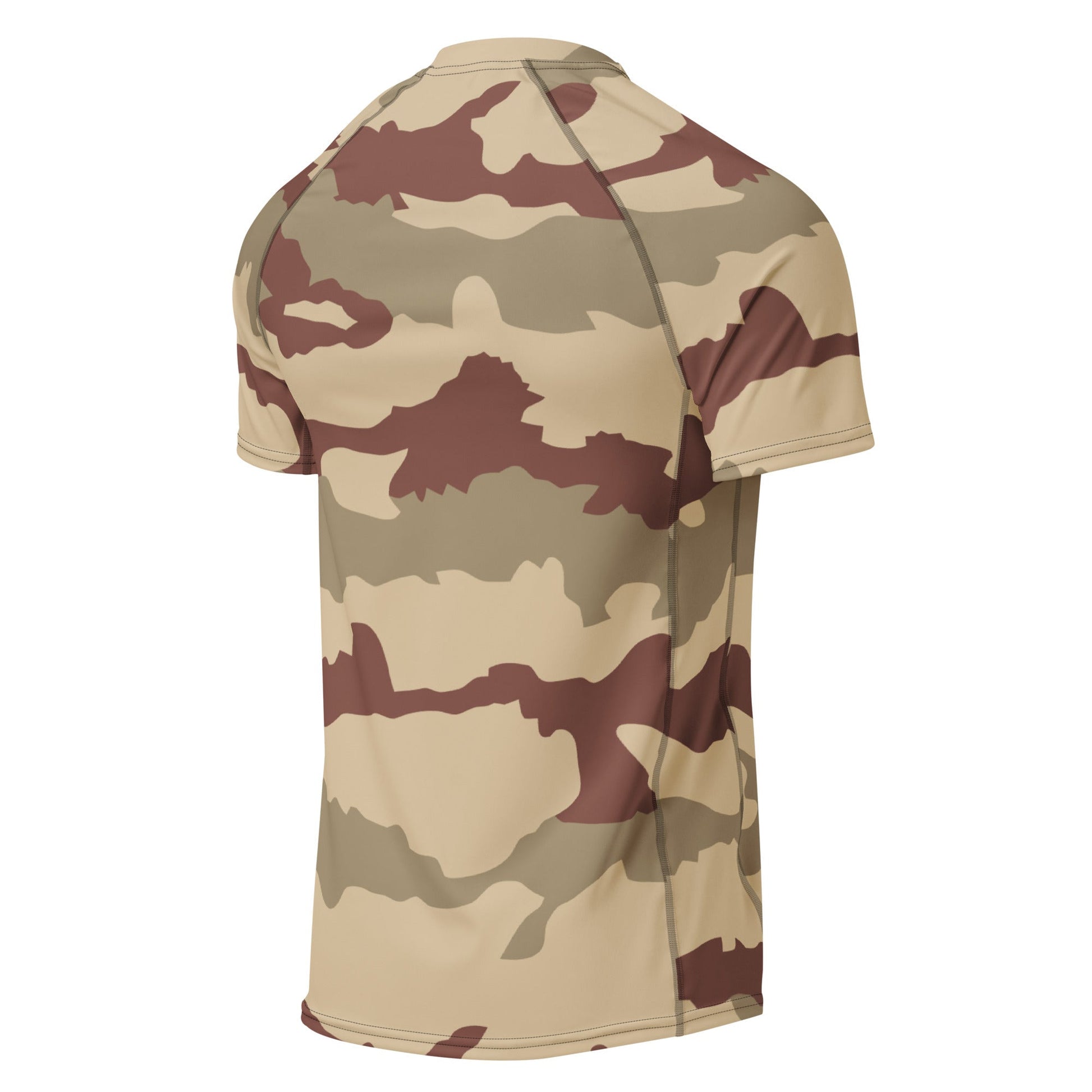 French Daguet Desert CAMO Mens Short-Sleeve Rash Guard