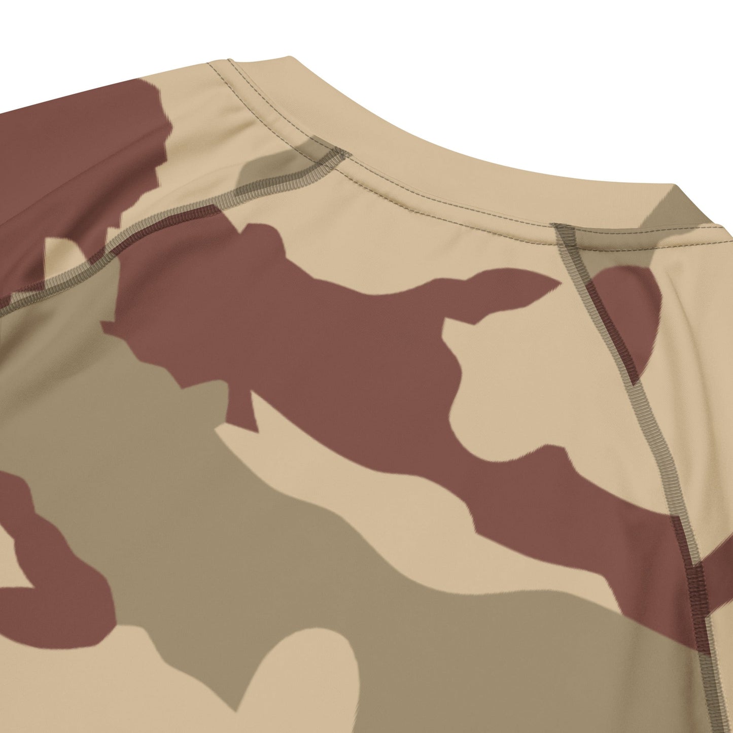 French Daguet Desert CAMO Mens Short-Sleeve Rash Guard