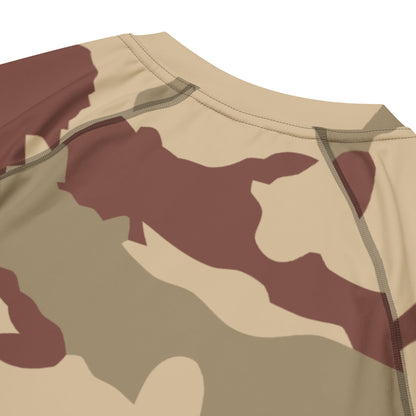 French Daguet Desert CAMO Mens Short-Sleeve Rash Guard