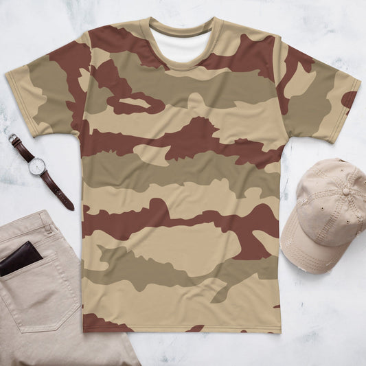 French Daguet Desert CAMO Mens T-shirt - XS - T-Shirts