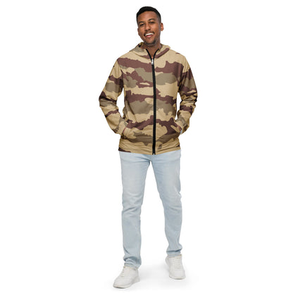 French Daguet Desert CAMO Men’s windbreaker - Mens Windbreaker