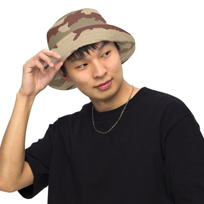 French Daguet Desert CAMO Reversible bucket hat - Bucket Hat