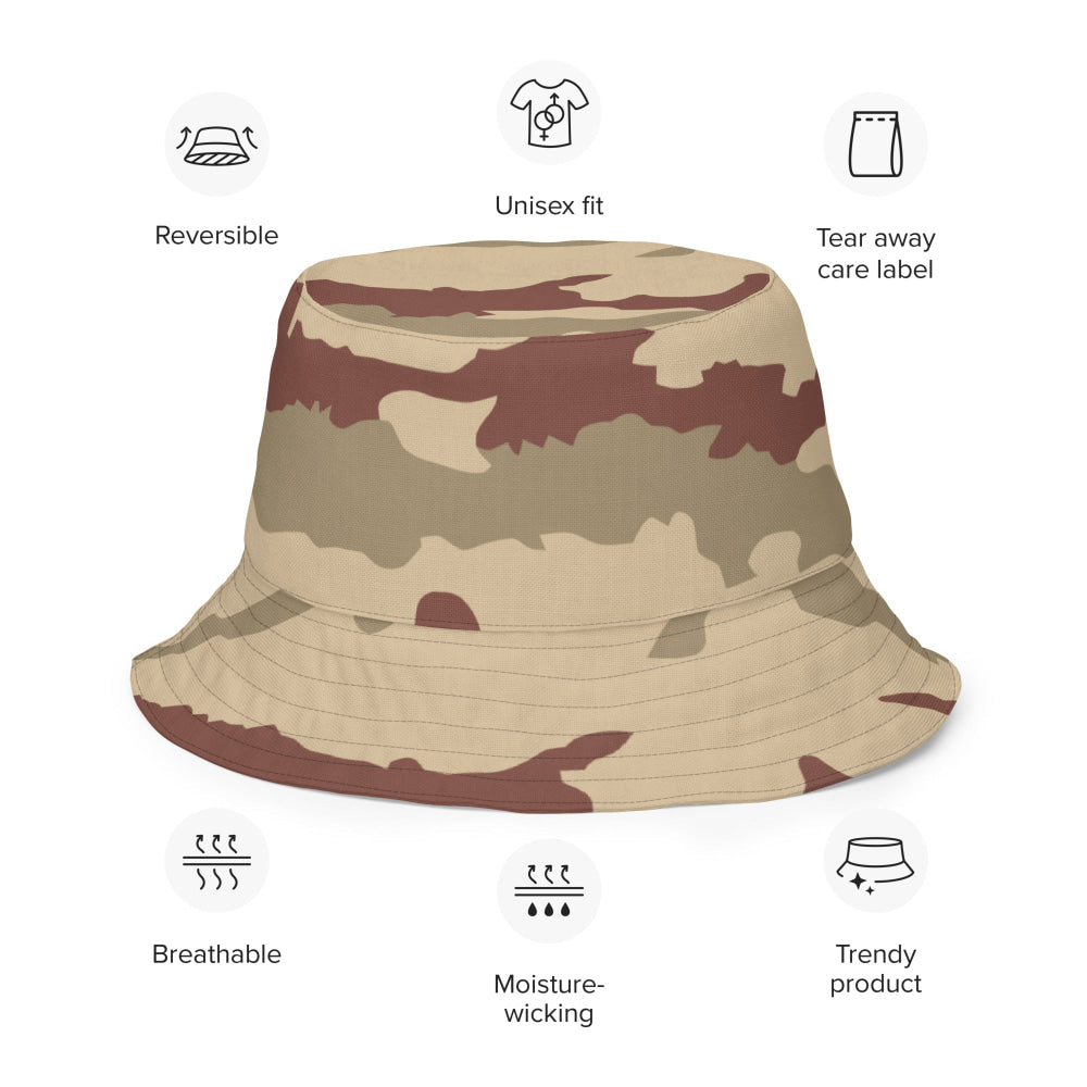 French Daguet Desert CAMO Reversible bucket hat - Bucket Hat