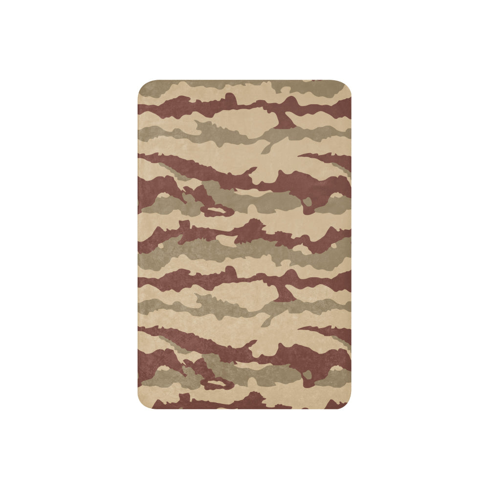 French Daguet Desert CAMO Sherpa blanket - Blanket