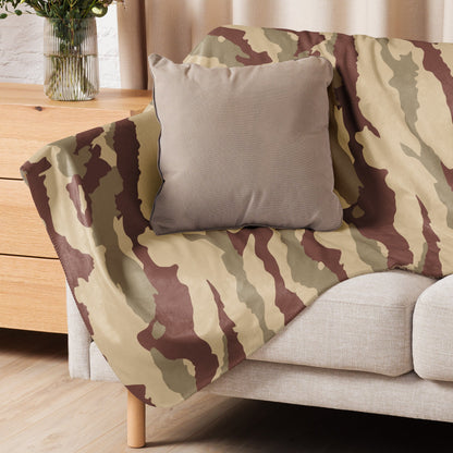 French Daguet Desert CAMO Sherpa blanket - Blanket