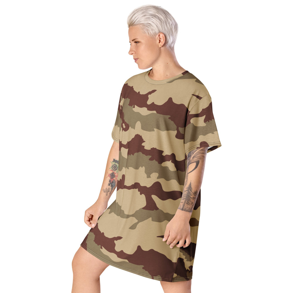 French Daguet Desert CAMO T-shirt dress - Womens T-Shirt Dress