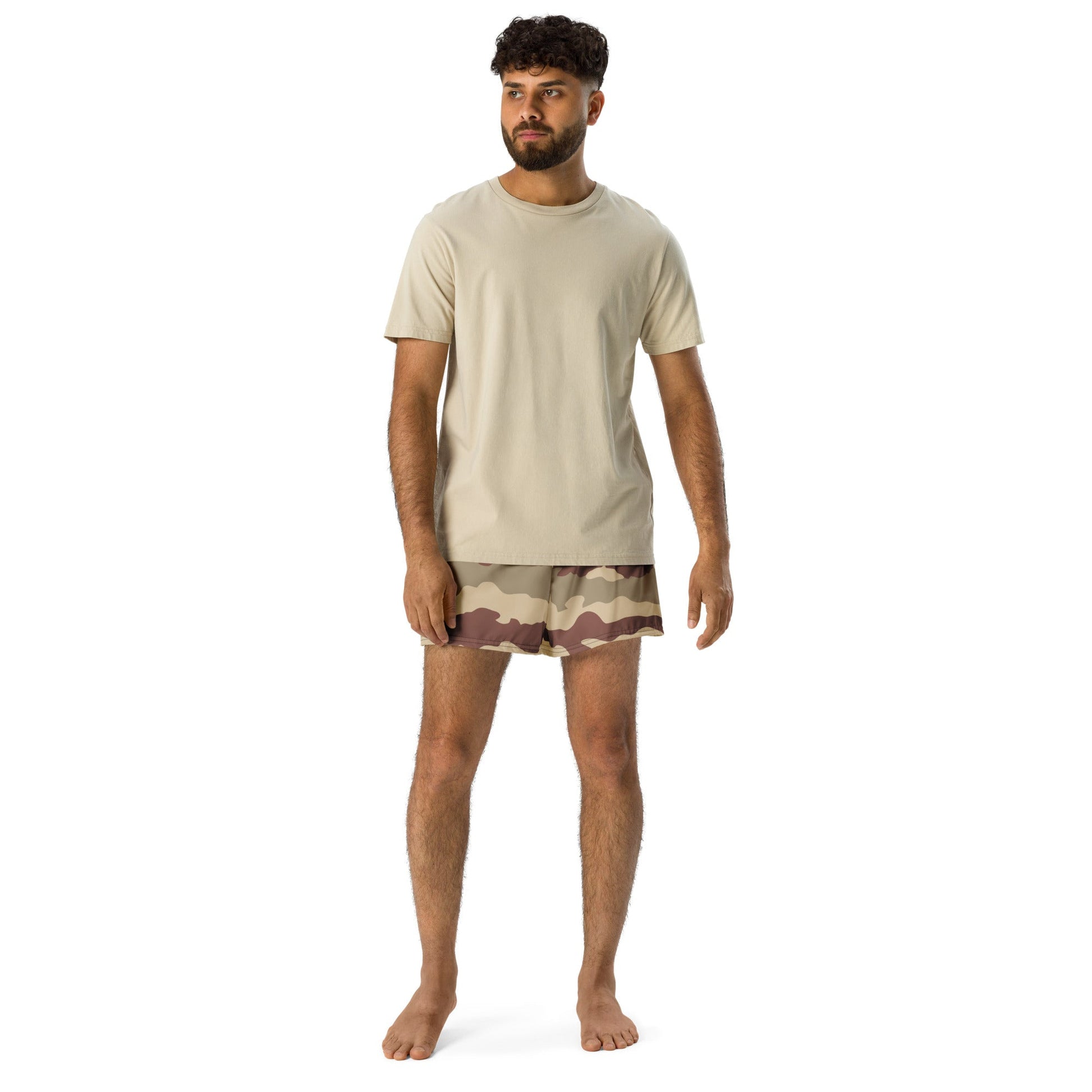 French Daguet Desert CAMO Unisex Athletic Shorts