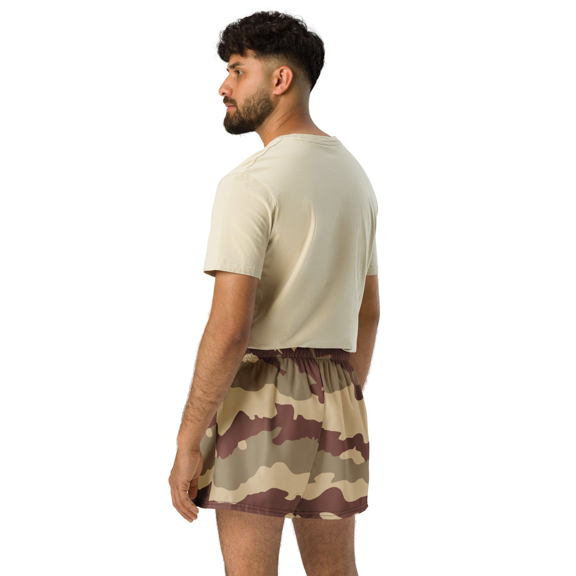 French Daguet Desert CAMO Unisex Athletic Shorts