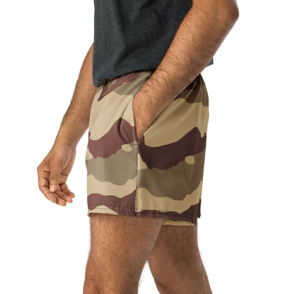 French Daguet Desert CAMO Unisex Athletic Shorts - XS