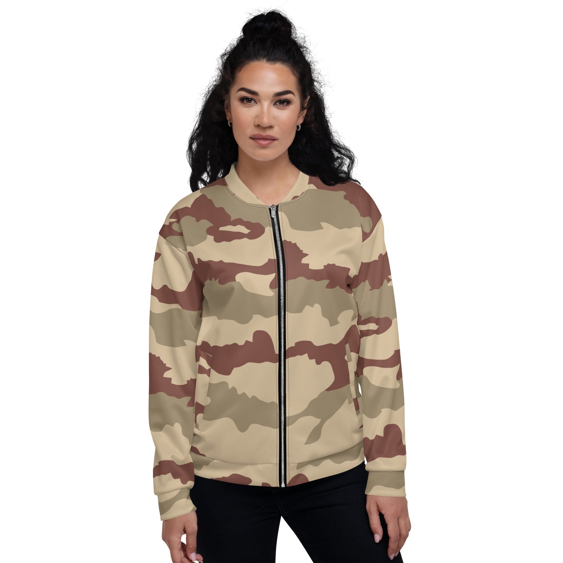 French Daguet Desert CAMO Unisex Bomber Jacket - Jackets
