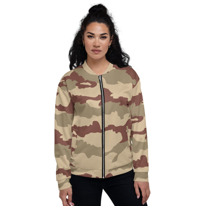 French Daguet Desert CAMO Unisex Bomber Jacket - Jackets