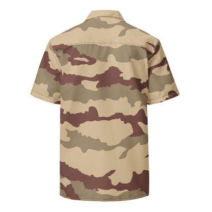 French Daguet Desert CAMO Unisex button shirt - Button Shirt