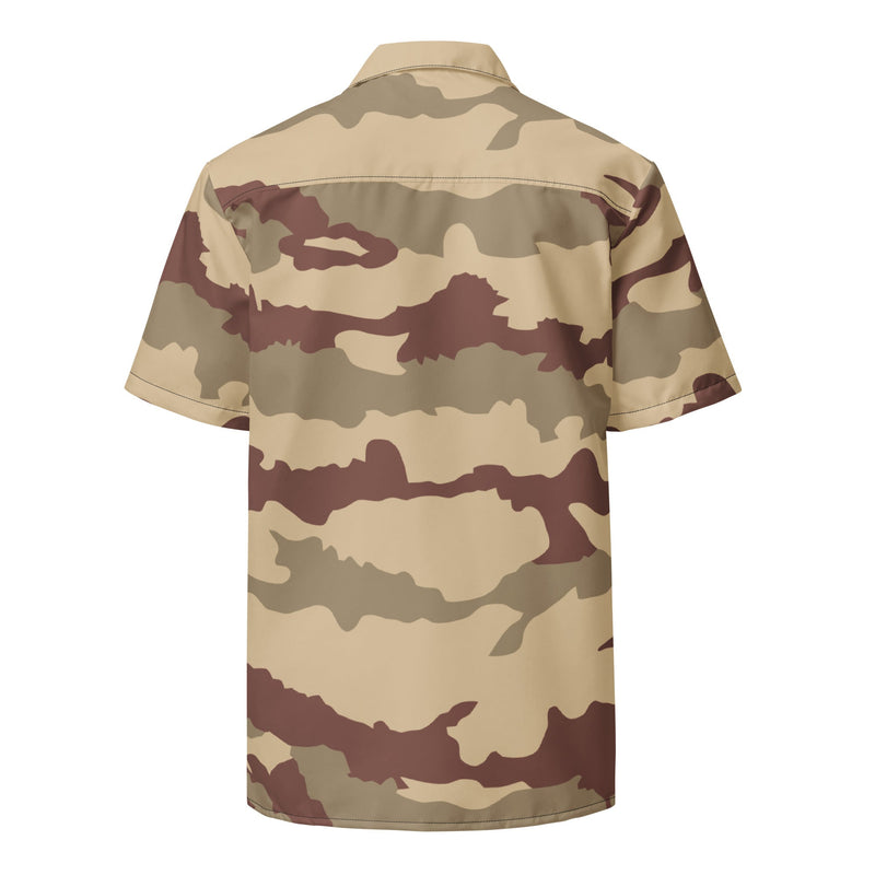 Daguet Desert CAMO Unisex Short-Sleeve Button Shirt - Button-Up