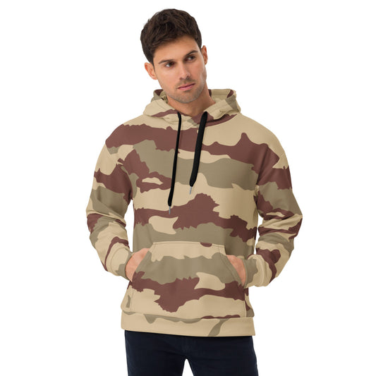 French Daguet Desert CAMO Unisex Hoodie - 2XS