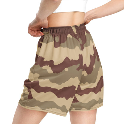 French Daguet Desert CAMO Unisex Mesh Shorts