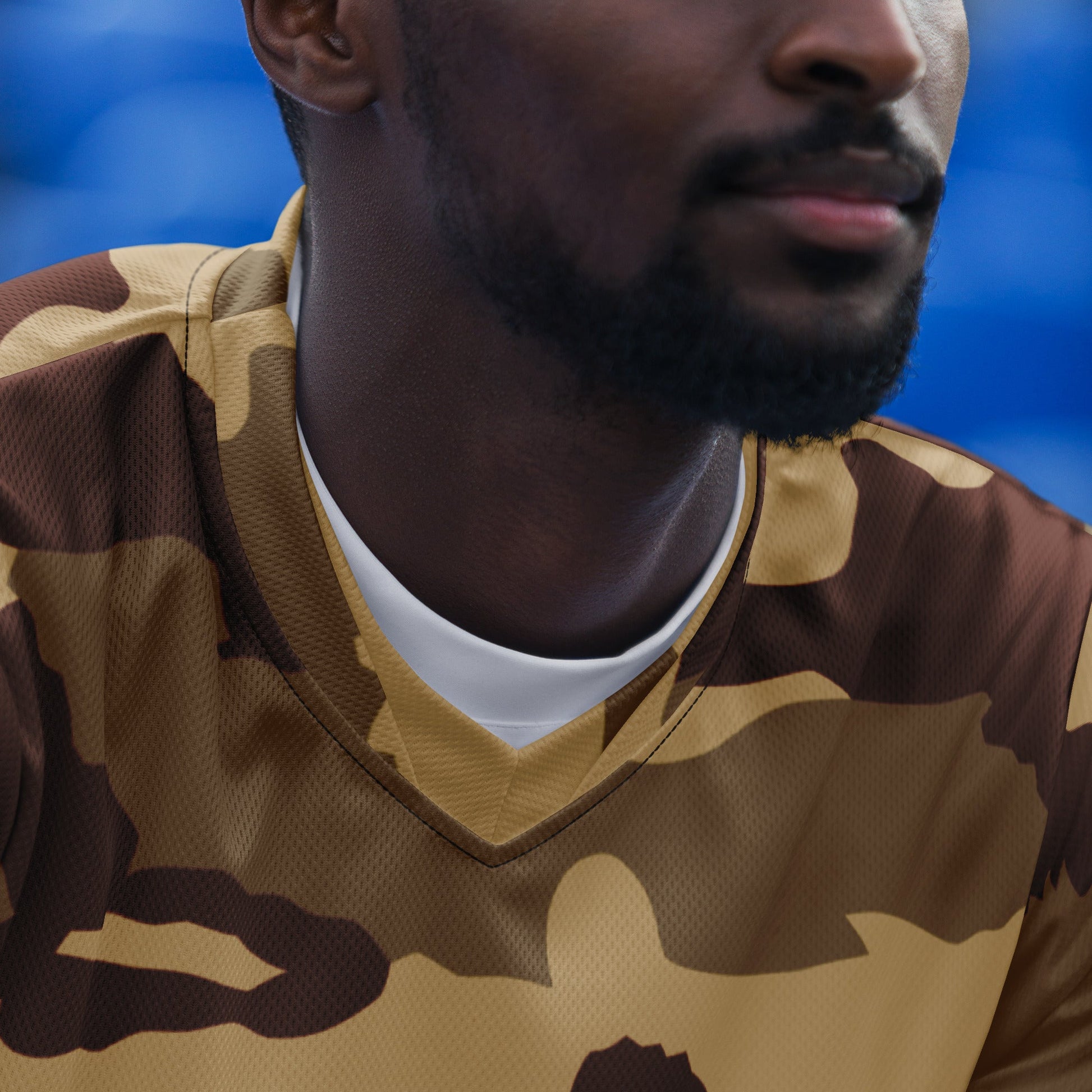 French Daguet Desert CAMO Unisex Sports Jersey