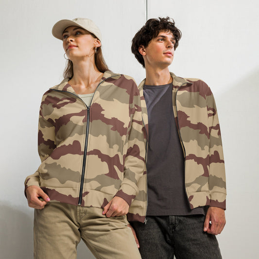 French Daguet Desert CAMO Unisex track jacket - 2XS - Track Jackets