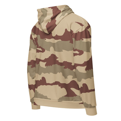 French Daguet Desert CAMO Unisex zip hoodie - Zip Hoodie