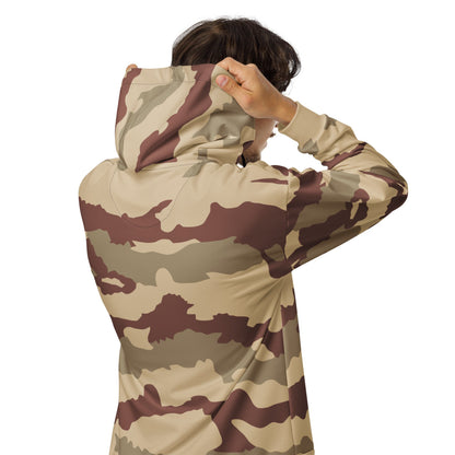 French Daguet Desert CAMO Unisex zip hoodie - Zip Hoodie