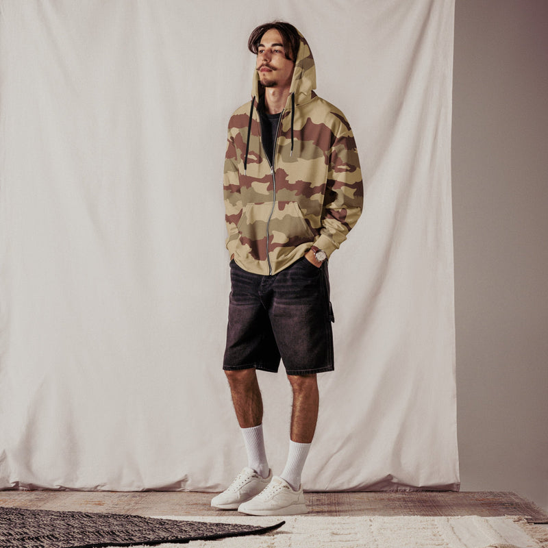 Daguet Desert CAMO Unisex Zip Hoodie