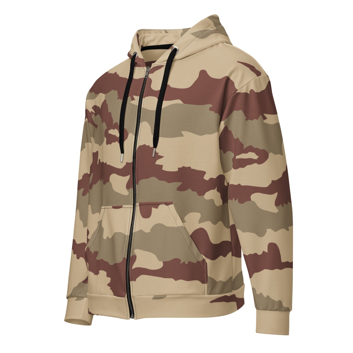 French Daguet Desert CAMO Unisex zip hoodie Zip Hoodies