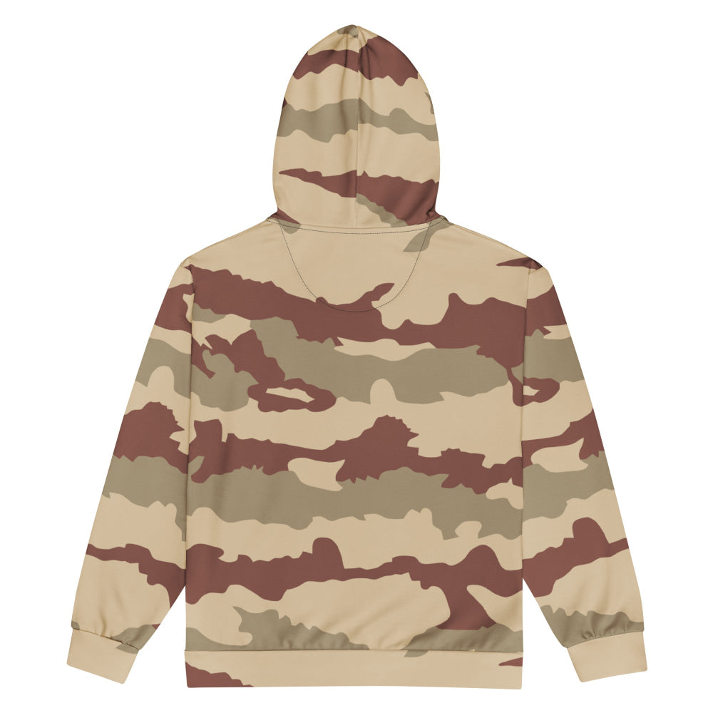 French Daguet Desert CAMO Unisex zip hoodie - Zip Hoodie