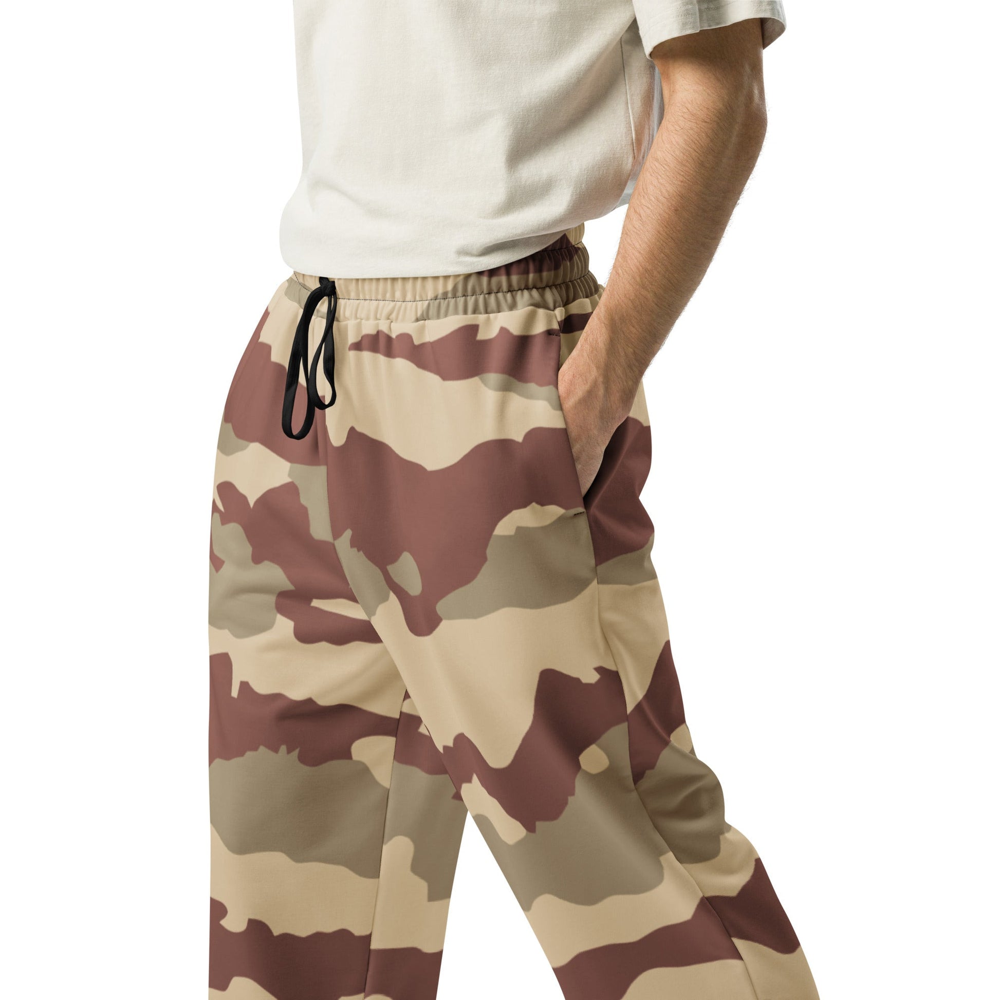 French Daguet Desert CAMO Wide-leg joggers - Joggers