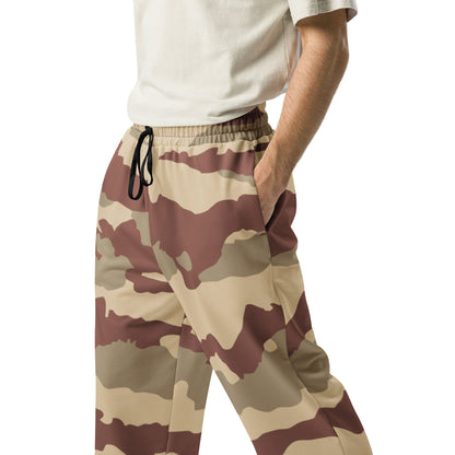 French Daguet Desert CAMO Wide-leg joggers - Joggers