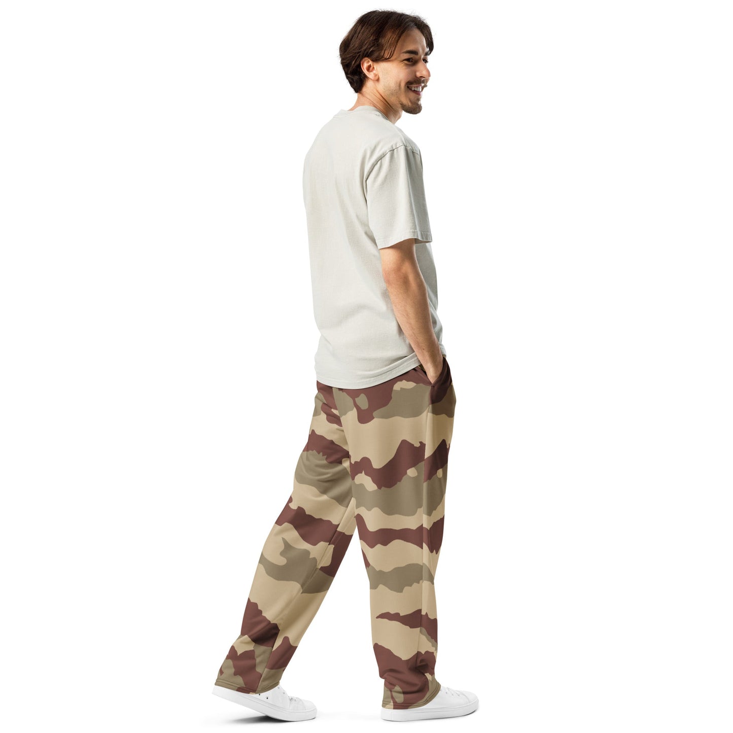 French Daguet Desert CAMO Wide-leg joggers - Joggers