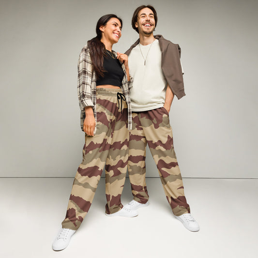 French Daguet Desert CAMO Wide-leg joggers - 2XS - Joggers