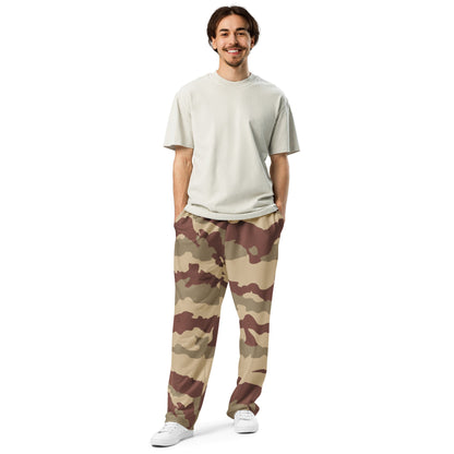 French Daguet Desert CAMO Wide-leg joggers - Joggers