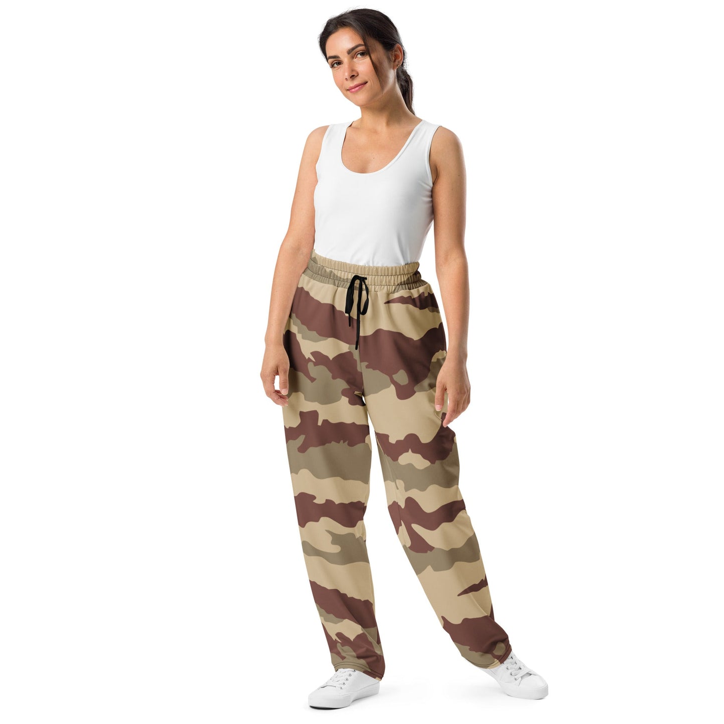 French Daguet Desert CAMO Wide-leg joggers - Joggers