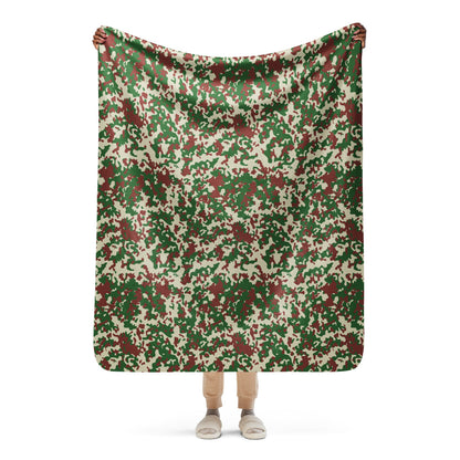 French Flecktarn Experimental CAMO Sherpa blanket - 50″×60″ - Blanket