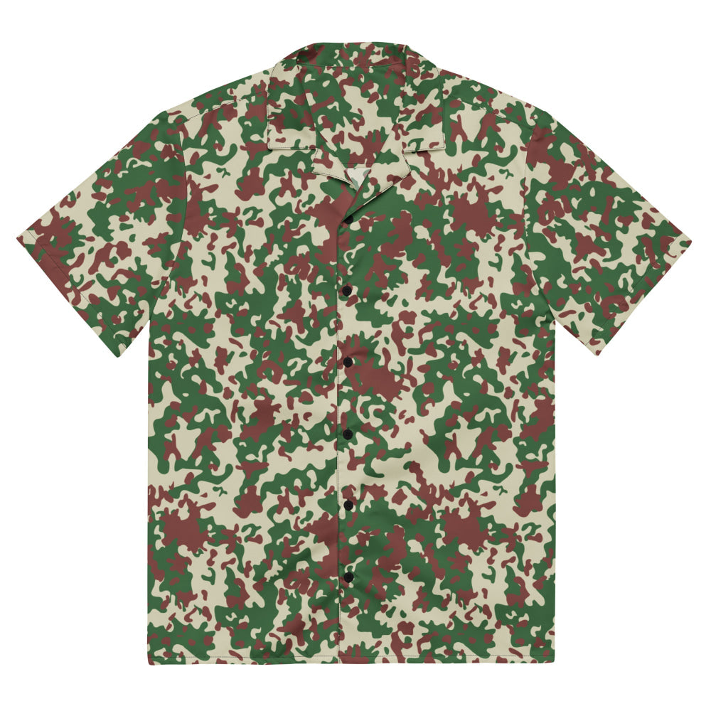 French Flecktarn Experimental CAMO Unisex button shirt - 2XS - Button Shirt