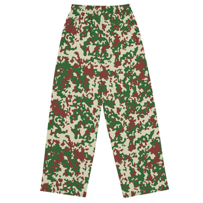 French Flecktarn Experimental CAMO unisex wide-leg pants - Unisex Wide-Leg Pants