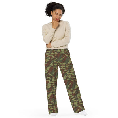 French Foreign Legion Lizard CAMO unisex wide-leg pants - Unisex Wide-Leg Pants