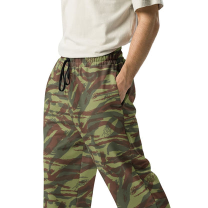 French Foreign Legion Lizard CAMO Wide-leg joggers - Unisex Joggers