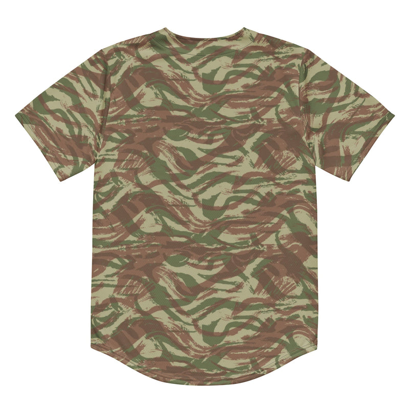 Lizard French Airborne CAMO Unisex Baseball Jersey