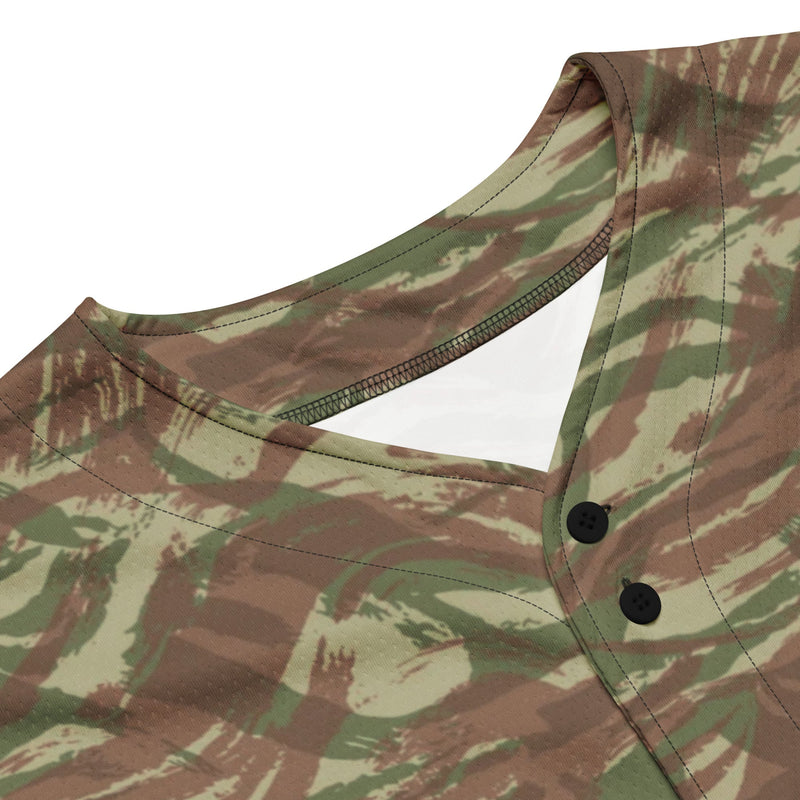 Lizard French Airborne CAMO Unisex Baseball Jersey