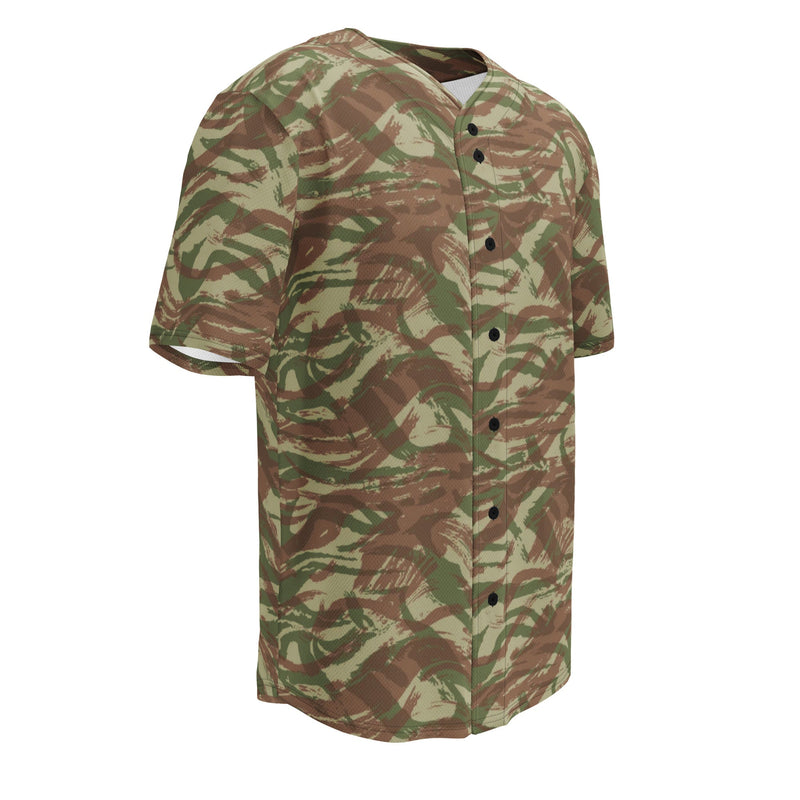Lizard French Airborne CAMO Unisex Baseball Jersey