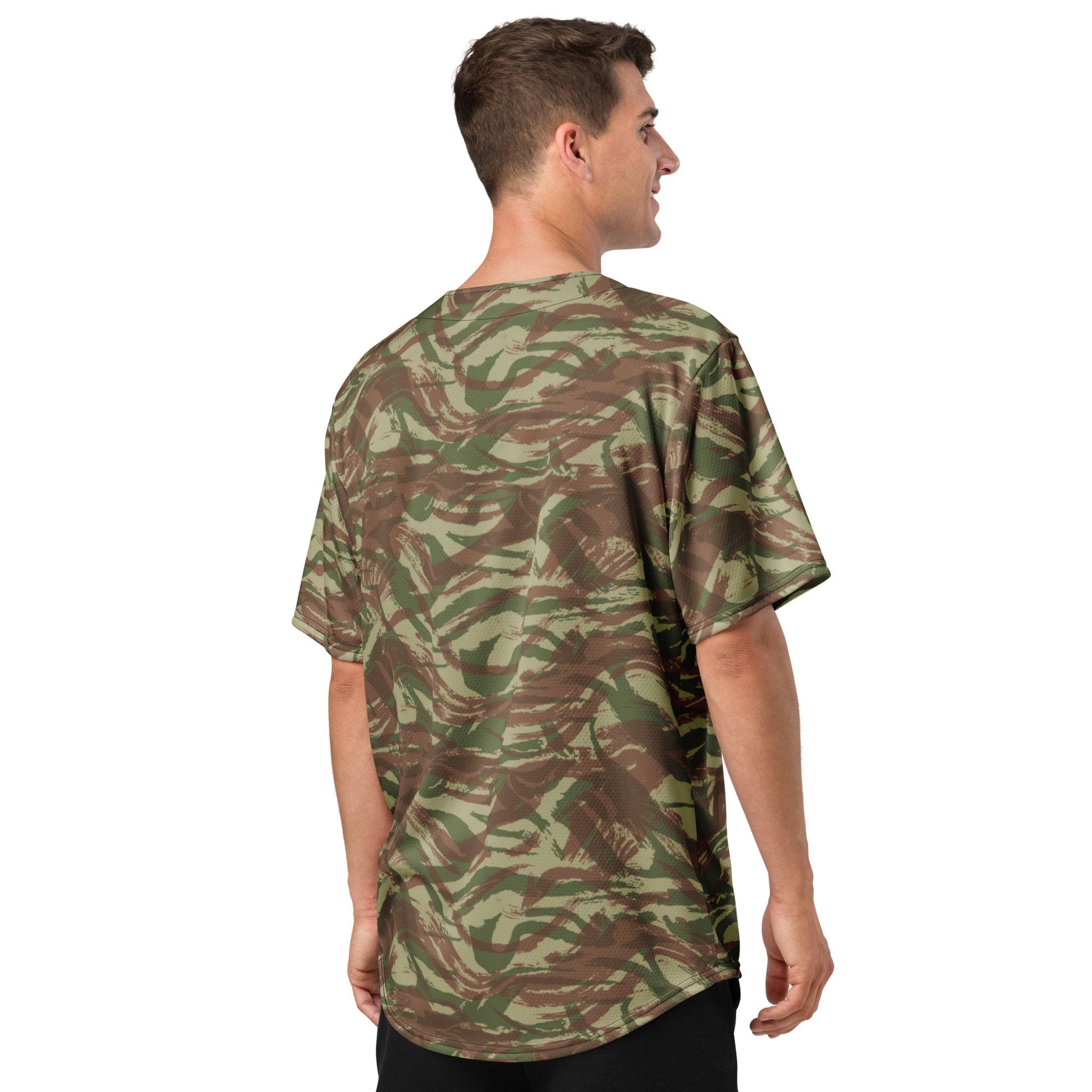 French Lizard A1 Airborne CAMO baseball jersey - Baseball Jerseys