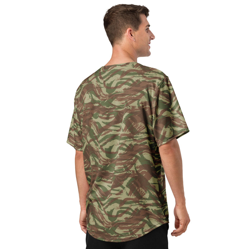 Lizard French Airborne CAMO Unisex Baseball Jersey