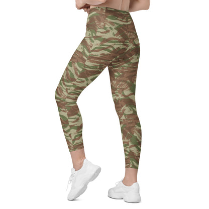 French Lizard A1 Airborne CAMO Leggings with pockets - Womens With Pockets