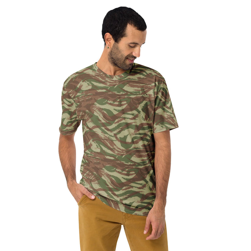 Lizard French Airborne CAMO Mens T-Shirt
