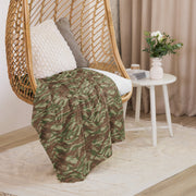 Lizard French Airborne CAMO Sherpa Blanket