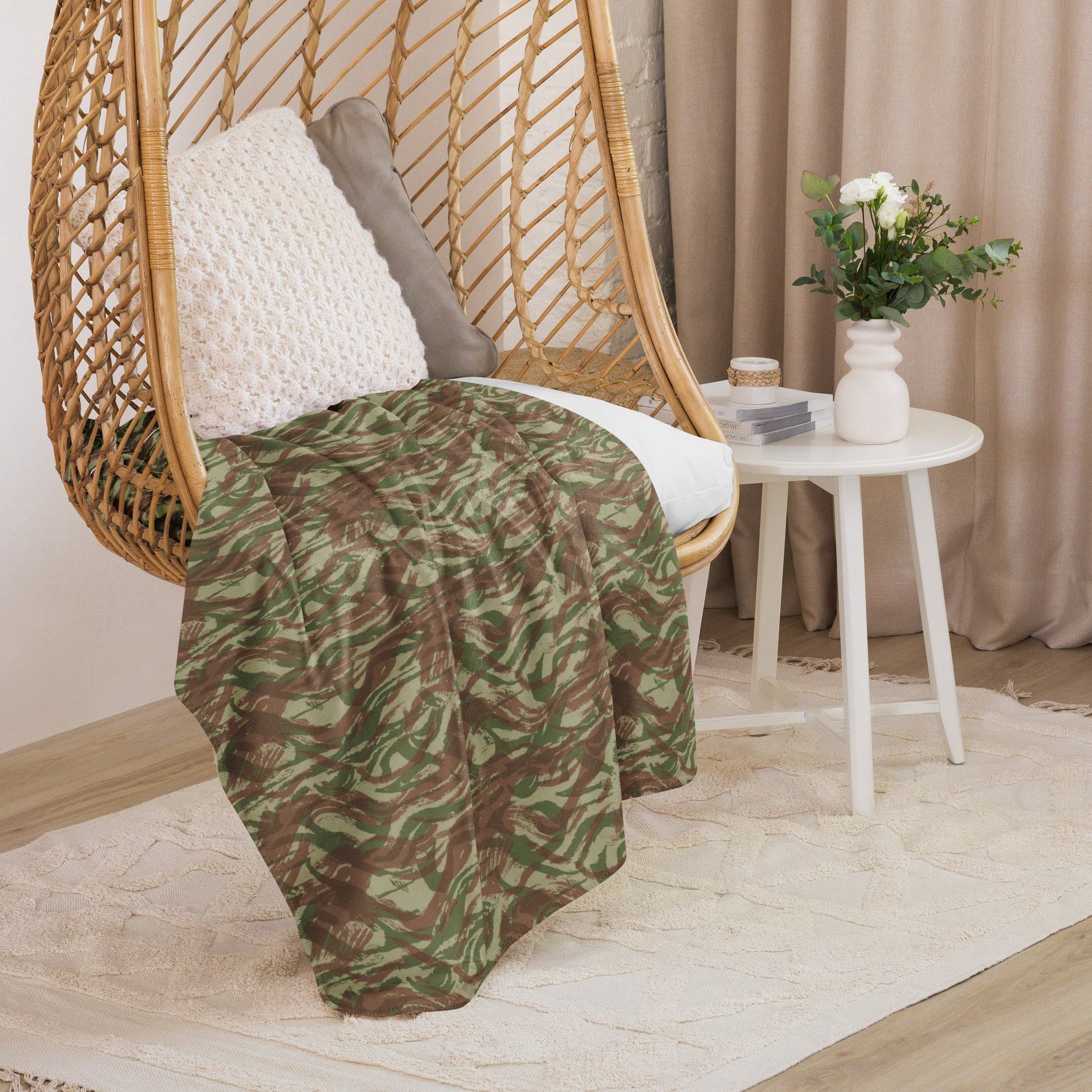 French Lizard A1 Airborne CAMO Sherpa blanket - Blankets